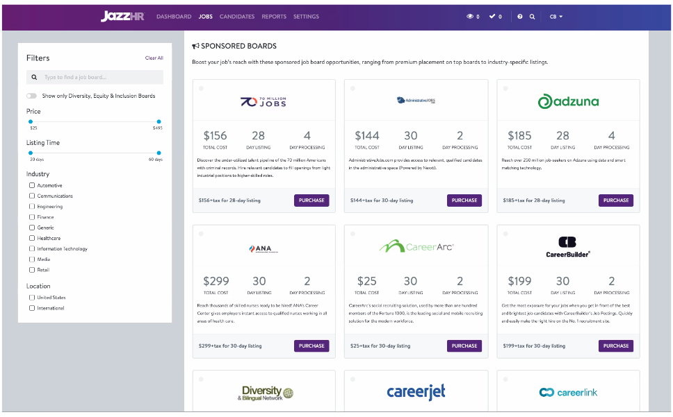 Picture of jazzHr job boards. JazzHr (ATS) Review 2024, pros, cons pricing & more Picture of jazzHr job boards. JazzHr (ATS) Review 2024, pros, cons pricing & more