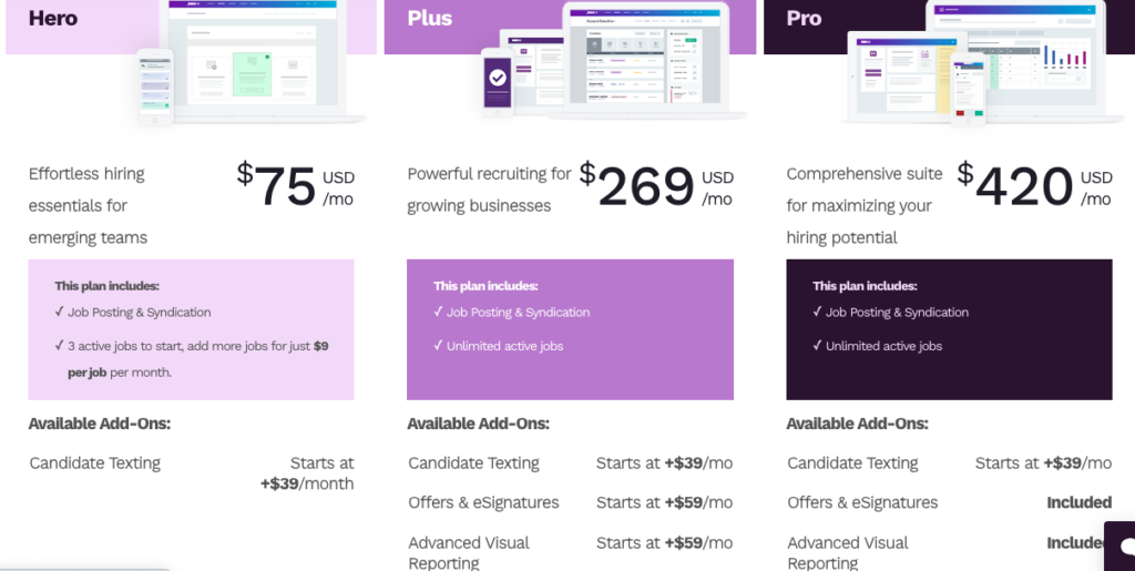 Image of JazzHr pricing plans. JazzHr (ATS) Review 2024, pros, cons pricing & more Image of JazzHr pricing plans. JazzHr (ATS) Review 2024, pros, cons pricing & more