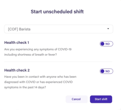 Picture of pre-shift health check feature. Deputy review 2024 pros cons pricing and more Picture of pre-shift health check feature. Deputy review 2024 pros cons pricing and more