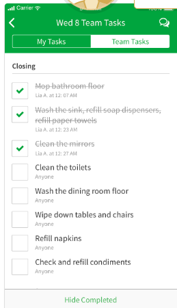 Picture of Task management feature. When I Work review 2024, pros, cons, pricing & more. Picture of Task management feature. When I Work review 2024, pros, cons, pricing & more.
