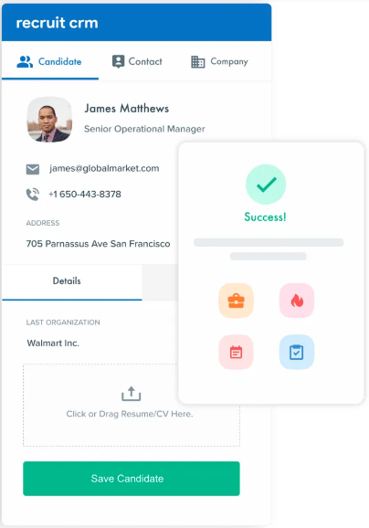 Picture of the Candidate Sourcing and Management feature. Recruit CRM Review 2025, Key Features, Pros & Cons for Recruitment Agencies Picture of the Candidate Sourcing and Management feature. Recruit CRM Review 2025, Key Features, Pros & Cons for Recruitment Agencies